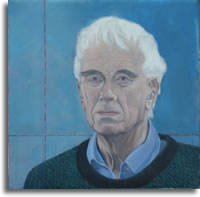 Self-portrait at Eighty 18 x 18ins (45 x 45cm)